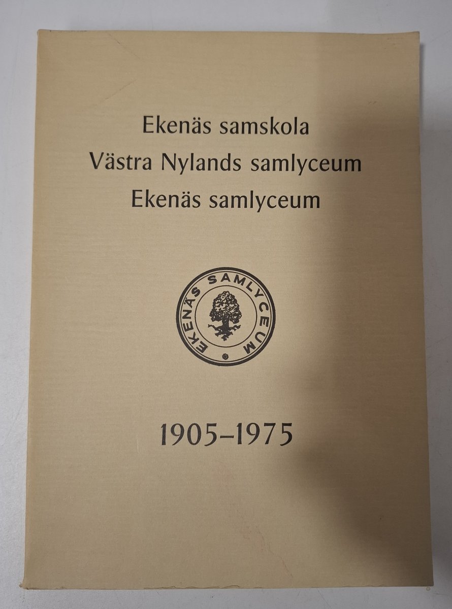 Ekenäs samskola - Västra nylands samlyceum - Ekenäs samlyceum 1905-1975